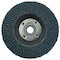 Weiler 4-1/2" Tiger Paw Abrasive Flap Disc, Flat (TY27), 40Z, 5/8"-11 UNC 51113 - alternate 2
